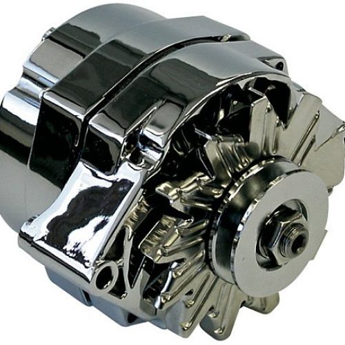 PROFORM ALTERNATOR 140 AMP    CHROME WITH SINGLE WIRE