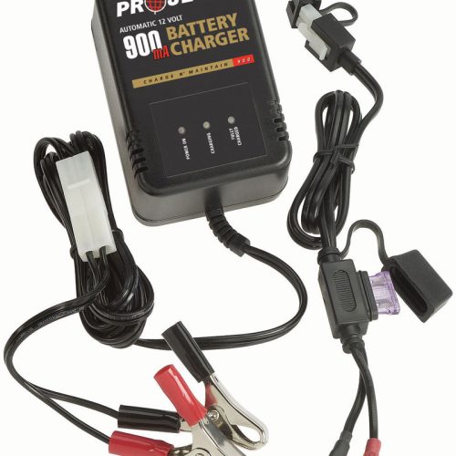 900mA 12V BATTERY CHARGER     CHARGE N’ MAINTAIN AUTOMATIC