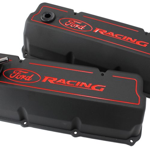 FORD 351C BLACK ALLOY ROCKER  VALVE COVERS FORD RACING