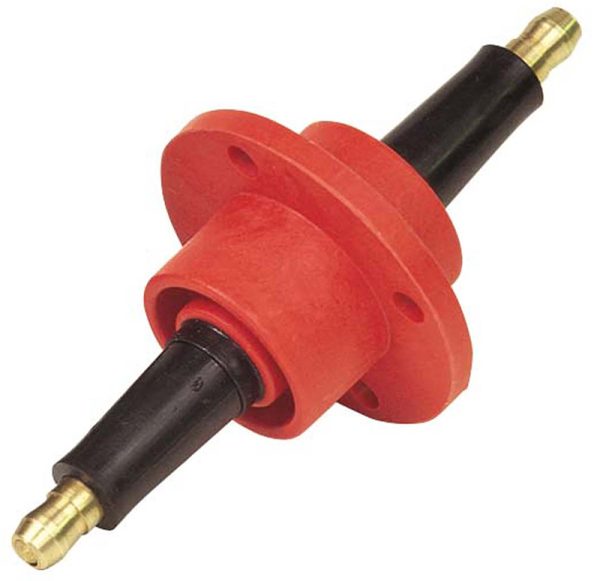 FIREWALL FEED THRU - RED      AEROFLOW AF4020-8212 BLACK