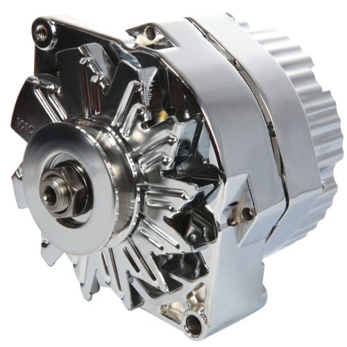 CHROME ALTERNATOR 100 AMP 1   WIRE. GM