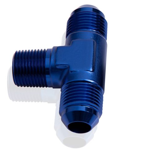 TEE -16AN WITH 3/4″NPT ON SIDEBLUE AN TEE WITH NPT ON SIDE