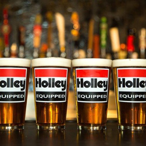 HOLLEY GLASS W/HOLLEY EQUIPPEDLOGO 4 x GLASSES 16OZ