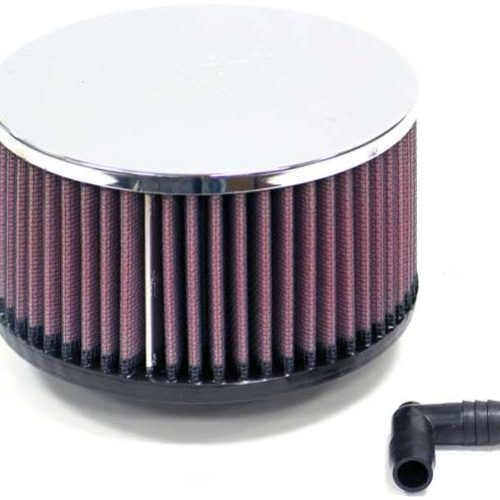 2-1/16 CLAMP-ON ROUND FILTER  5.5 O.D,3 HIGH,CHROME TOP
