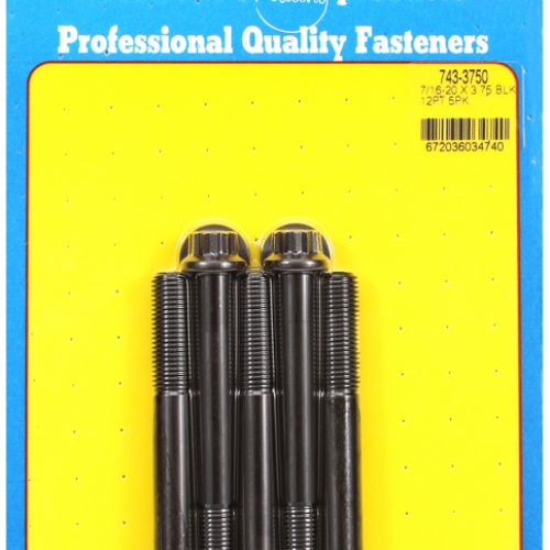 12PT BOLTS 7/16″ UNF x 3.75″  7/16″ WRENCH (5-PACK) 7/16-20