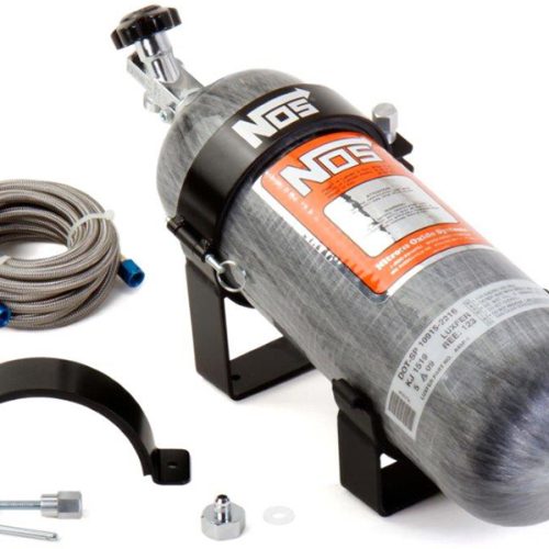 CARBON FIBER 12.8LB / 9OZ NOS NITROUS BOTTLE KIT LIGHTWEIGHT
