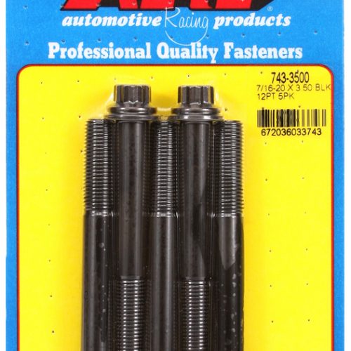 12PT BOLTS 7/16″ UNF x 3.50″  7/16″ WRENCH (5-PACK) 7/16-20