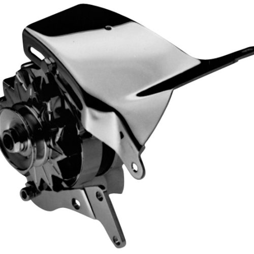 CHROME ALTERNATOR BRACKET CHEVTOP MOUNT TO WATERNECK
