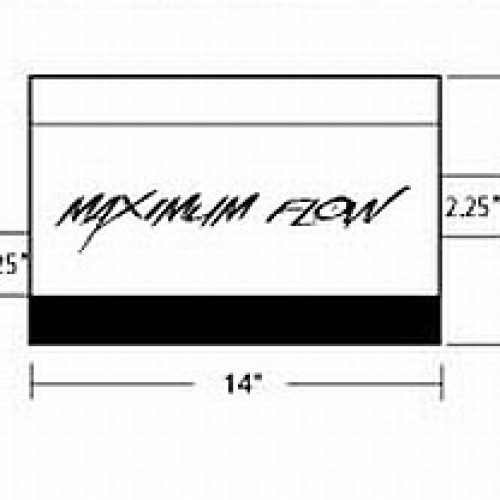MAXIMUM FLOW MUFFLER 2.25     CENTRE / OFFSET REVERSIBLE