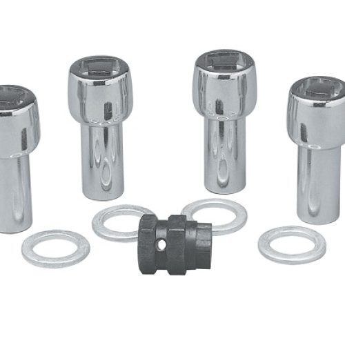 CHROME MAG WHEEL LOCK NUTS (4)7/16   THREAD 1.30 SHANK