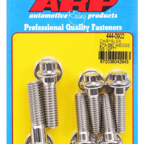 SB CHRYS BELLHOUSING BOLTS    12-POINT STAINLESS STEEL