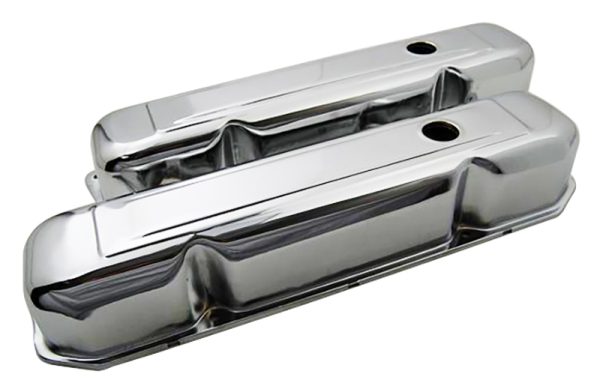 CHROME VALVE COVERS 383-440   1958-1988 383 426 440 WEDGE