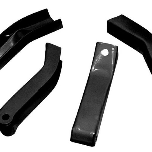 1933/4 RUNNING BOARD BRACE SETDIE STAMPED/BLACK   SET OF 4