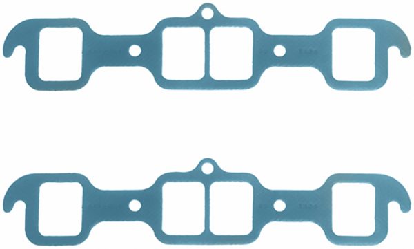 OLDSMOBILE V8 EXHAUST GASKETS 1964-75, PERFORATED STEEL