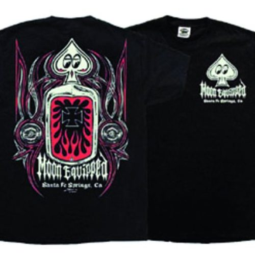 MOON EQUIPPEDWILD DEUCESHIRT  BLACK XXL 32 FRONT