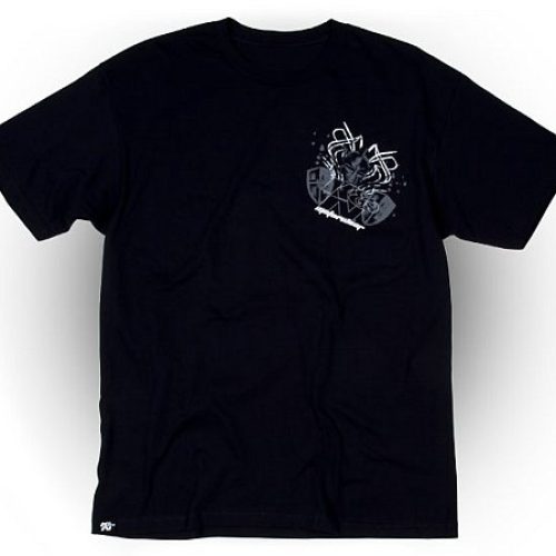 T-SHIRT; SHORT SLEEVE , NAVY  WARRIOR  DESIGN