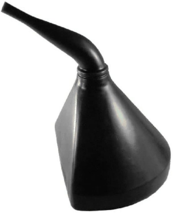 14" FUNNEL BLACK D - SHAPED   45 DEGREE