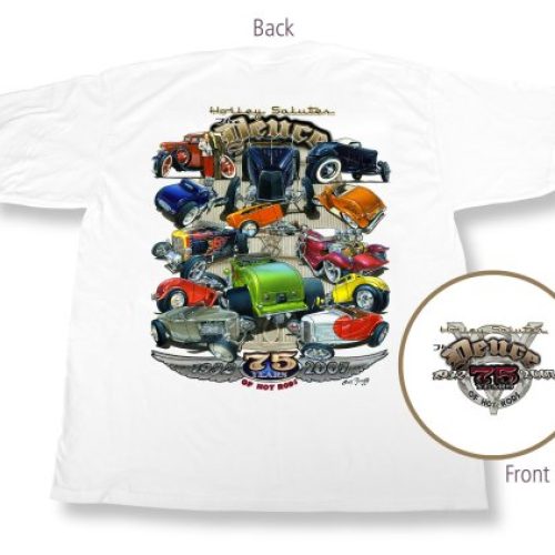 HOLLEY DEUCE ANNIVERSARY T-SHIRT WHITE XXX-LARGE
