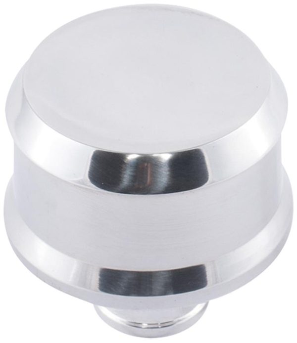 POLISHED SLANT EDGE ALUMIN    BREATHER CAP NO EMBLEM