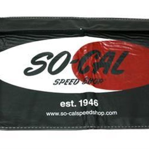 SO CAL SPEED SHOP FENDER COVERBLACK WITH LOGO 26W X 40L