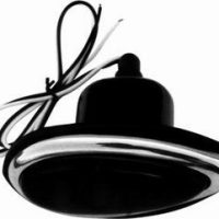 TAIL LIGHT WITH RED LENS      FITS FORD 1938-39, 2-3/4X5-1/2
