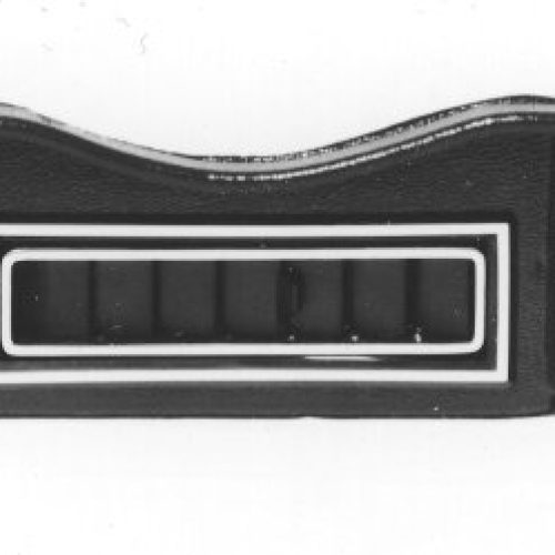 VINTAGEAIR 33-34FORD UNDERDASHCENTER LOUVER -BLACK W/CHROME