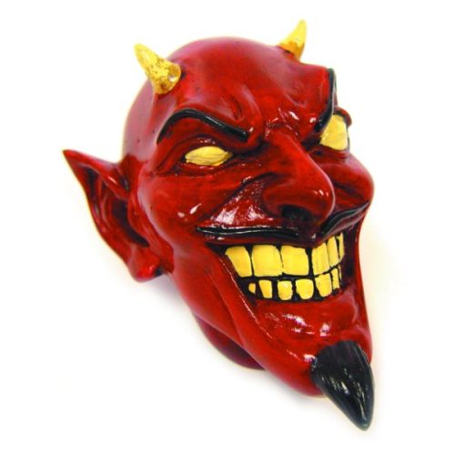 TBK COOK DEVIL SHIFT KNOB     PAINTED RESIN UNIV UNDRILLED