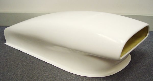 FIBREGLASS SCOOP LARGE SIZE   L1120MM X H250MM X W500MM
