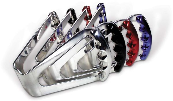 BUTTERFLY STEERING WHEEL      STANDARD STYLE RED GRIPS
