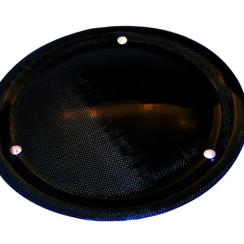XXX WHEEL COVER CARBON        FITS WELD