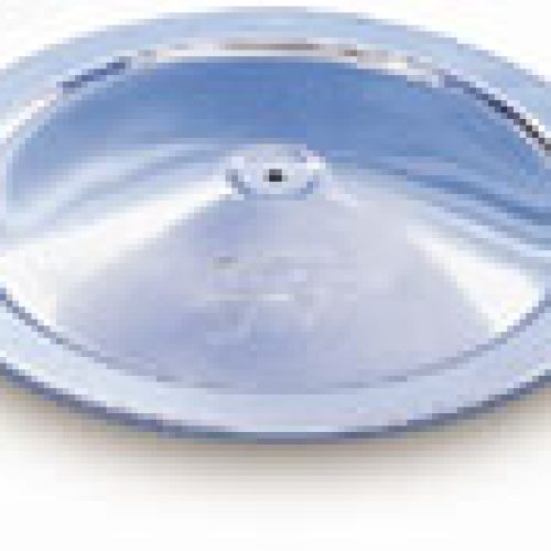 14 CHROME FILTER TOP PLATE    (LID ONLY) WITH K&N LOGO