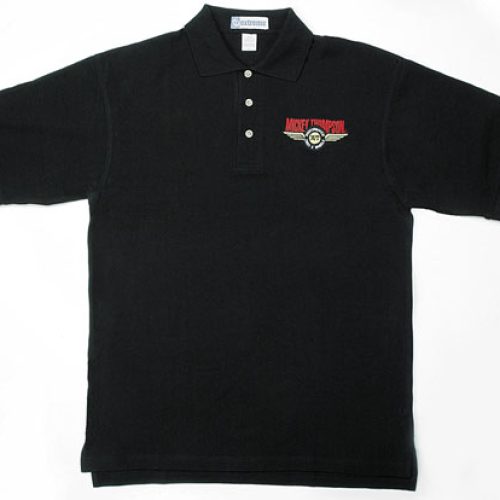 MICKEY THOMPSON BLACK POLO    SHIRT XXX-LARGE