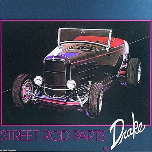 BOB DRAKE 1932 ROADSTER POSTER30 X24