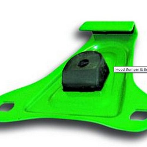 1936 HOOD FRONT CATCH/BUMP    PAIR – GLOSS BLACK