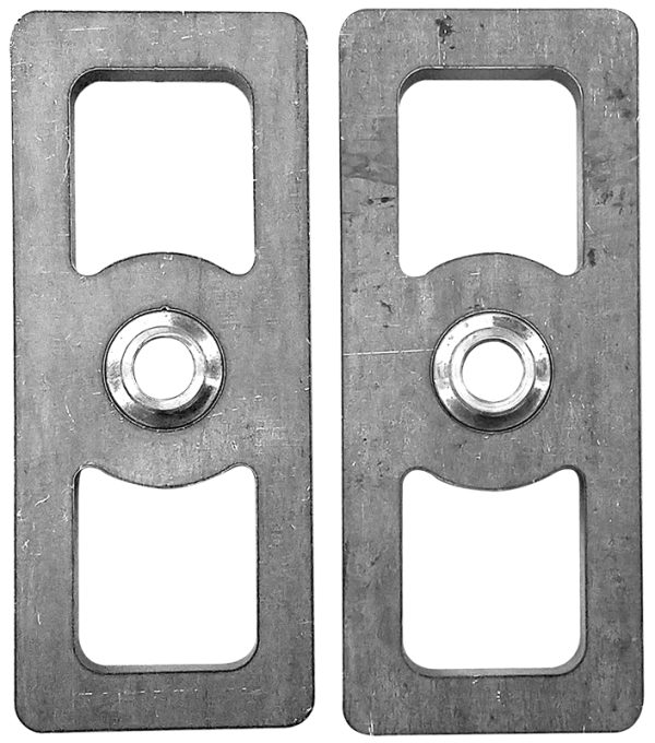 LOWERING BLOCKS, 1/2" THICK   9/16" PIN, STACKABLE (PAIR)