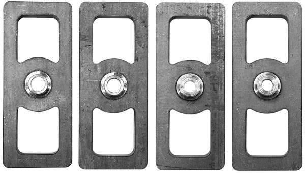 GM SPLIT MONO ADAPTER PLATES  FOR ORIGINAL MULTI-LEAF CARS