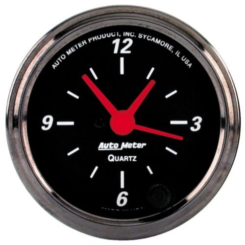 2 CLOCK, 12 VOLT, ELEC, BLACK 2/01/2016