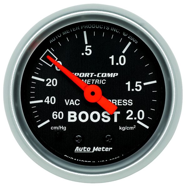 SPORT-COMP 2-1/16" BOOST/VAC  60CM/HG - 2.0KG/CM², MECH.