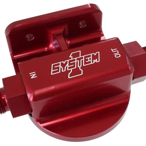 BILLET REMOTE FILTER MOUNT    LH SIDE PORT ENTRY MOUNT -12