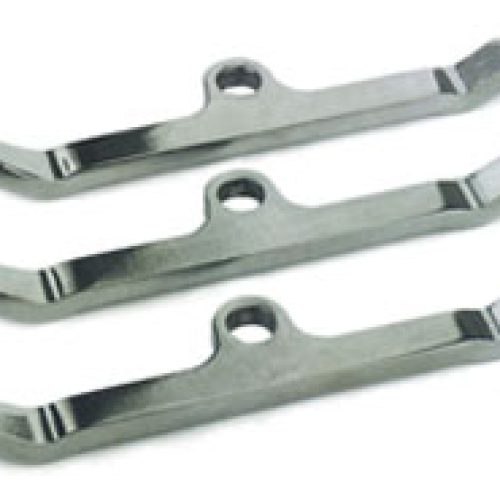 VALVE COVER HOLD DOWN TABS(4) SB FORD CHROME 4 PER PACK