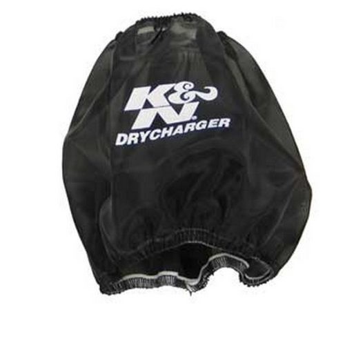 K&N DRYCHARGER, 5″ x 7.5″ x 6″TALL, ROUND TAPERED, BLACK