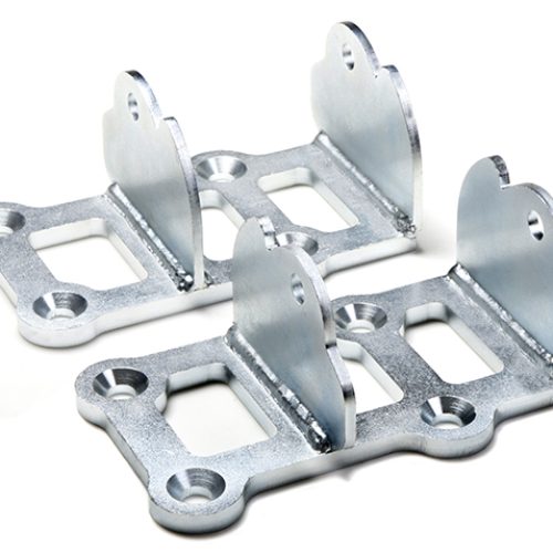 LS ENGINE MOUNT BRACKETS SWAP CLAMSHELL STYLE 1.25 FWD/1/2 U