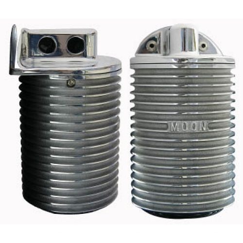 FINNED ALUM REMOTE OIL FILTER FIREWAL OR CHASSIS MOUNT