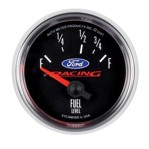 2-1/16″ ELECT FUEL LEVEL 73-10FORD RACING, BLACK FACE
