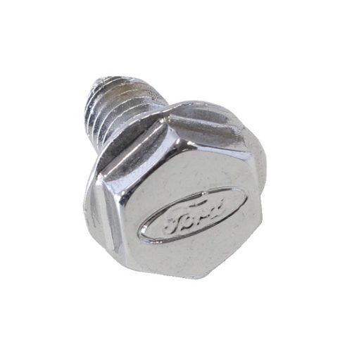 FORD OVAL BODY BOLTS          CHROME PLATED 5/16 X 13/16