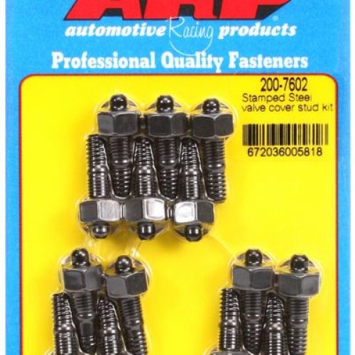 1/4-20 X 1.170 OAL VALVE COVERSTUDS BLK HEX 14PCS STEEL COV.
