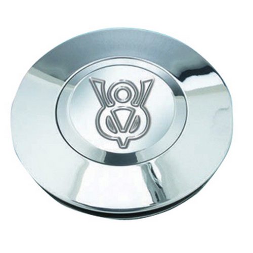 GRANT BANJO STYLE HORN BUTTON SUIT FORD V8 LOGO