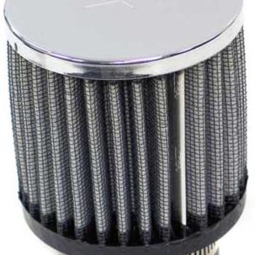 1-13/16 CLAMP-ON ROUND FILTER  3 O.D, 3 HIGH, CHROME TOP