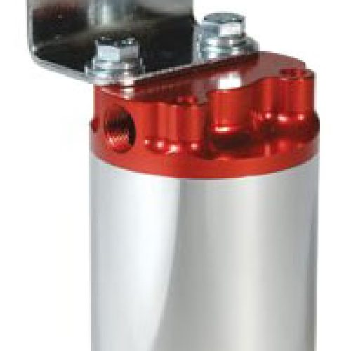 AERO CANISTER FUEL FILTER     10 MIC 3/8 NPT PORTS RED & POL
