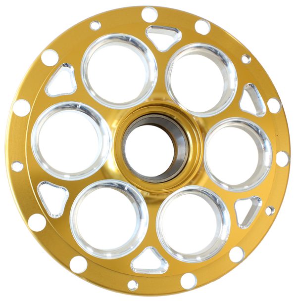 SPRINT MIDGET HUB RIGHT GOLD  - STRAIGHT SHAFT